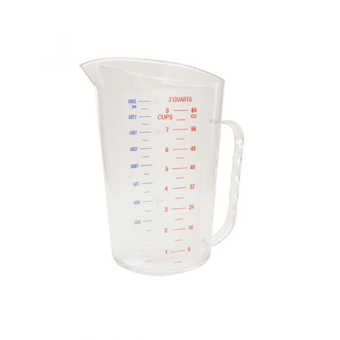 Thunder Group PLMD064CL 2 Qt. Measuring Cup with U.S. and Metric Measu –  THE FIRST INGREDIENT KITCHEN SUPPLY