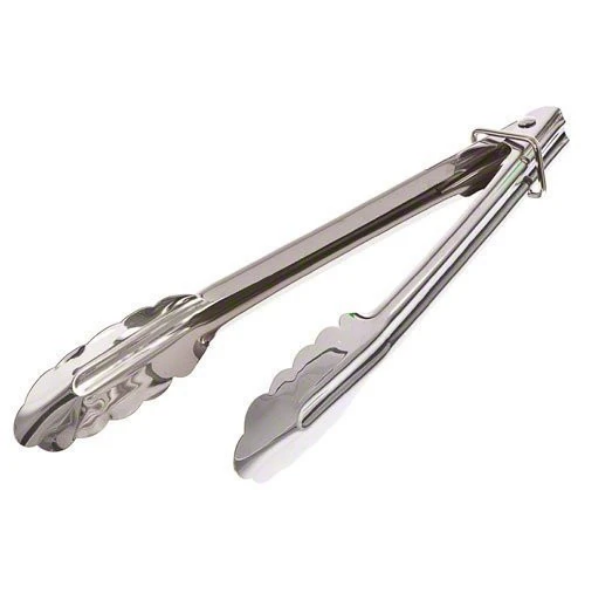 Spring Chef Kitchen Tongs with Stainless Steel Tips, 9 and 12 Inch