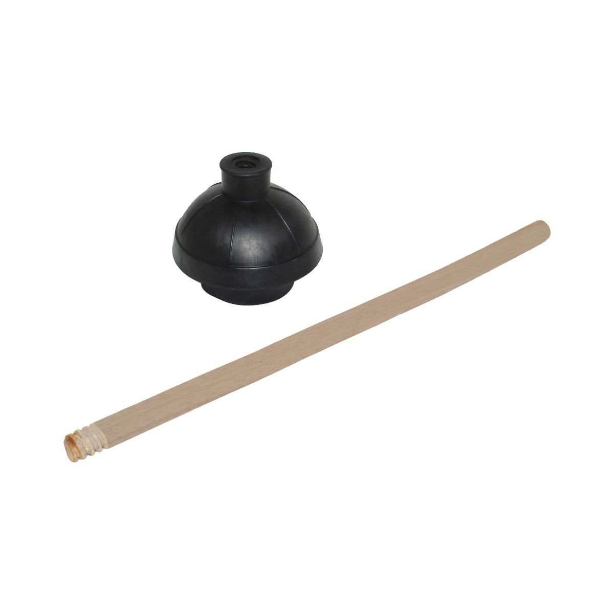 Thunder Group RYTP351A Rubber Plunger With 21" Long Wood Handle