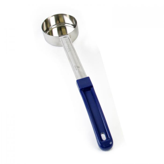 Thunder Group SLLD002 2 oz. Blue Solid Portion Spoon