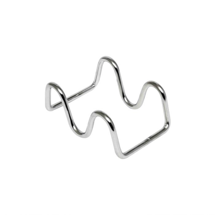 Thunder Group SLTR012W 1-2 Compartments Stainless Steel Wire Taco Holder - 12/Pack
