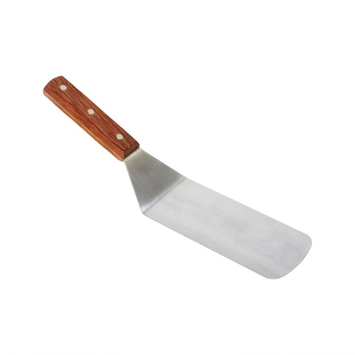 Thunder Group SLTWBT006 6-Inch Round Blade Turner with Wooden Handle