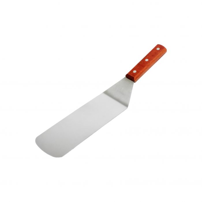 Thunder Group SLTWBT010 10-Inch Round Blade Turner with Wooden Handle