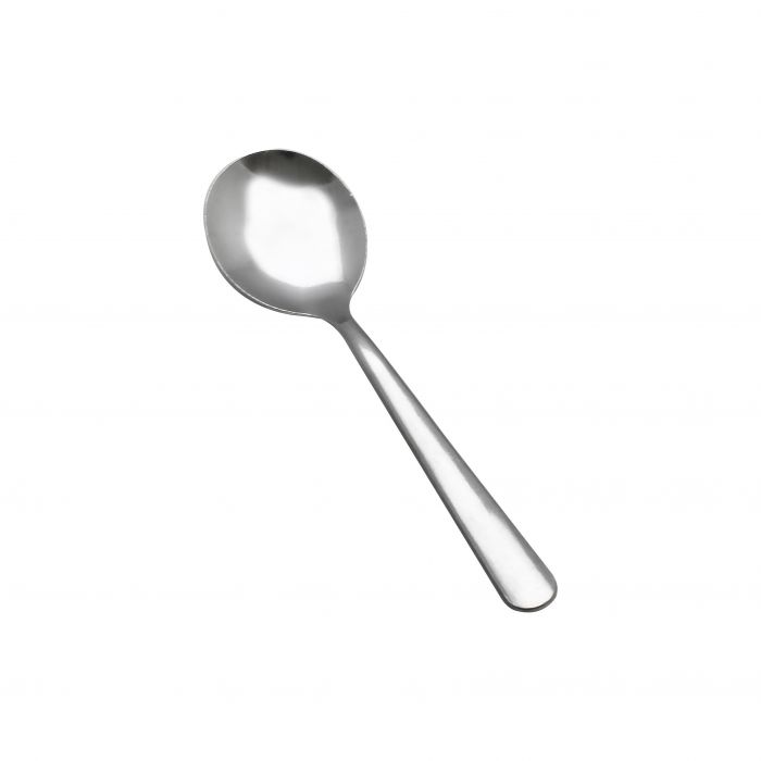 Thunder Group SLWD003 Stainless Steel Winsor Bouillon Spoon - 12/Pack