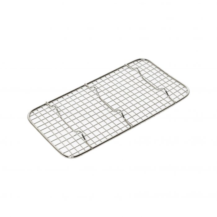 Thunder Group SLWG001 Third Size Chrome Plated Wire Grates, 5" x 10"