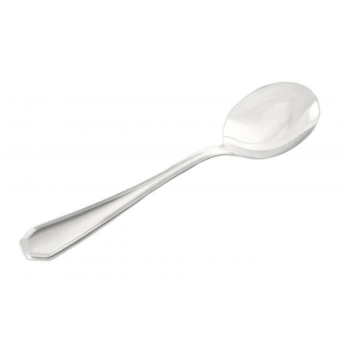 Thunder Group SLWH203 Stainless Steel Wilshire Bouillon Spoon - 12/Pack
