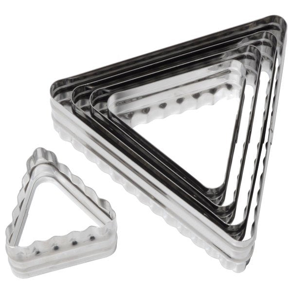 Ateco 52560 6-Piece Double Sided Triangle Cutter Set