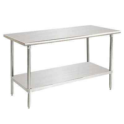 14" x 30" Stainless Steel Work/Prep Table with Adjustable under shelf