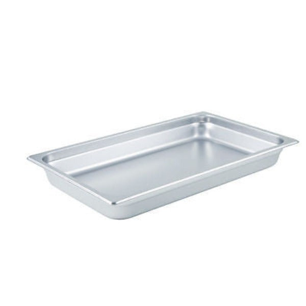1/2 Size Standard Weight Economy Stainless Steel Steam Table / Hotel Pan 2 1/2"