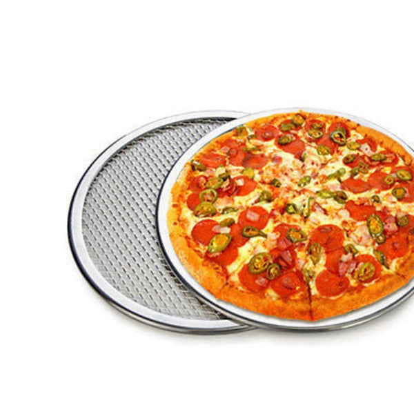 Update International PS-16 Aluminum Pizza Screen, 16-Inch, Set of 4