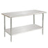 30" x 72" Stainless Steel Work / Prep Table with Adjustable under shelf