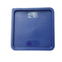 Thunder Group PLSFT121822C Plastic Square Lid For 12 qt, 18 qt & 22 qt, Blue