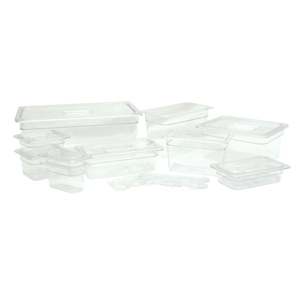 Thunder Group Polycarbonate Solid Cover For Third Size Food Pan