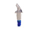 Thunder Group PLPR088M 7/8 oz. Blue Measured Pourer Without Collar - Pack Of 12