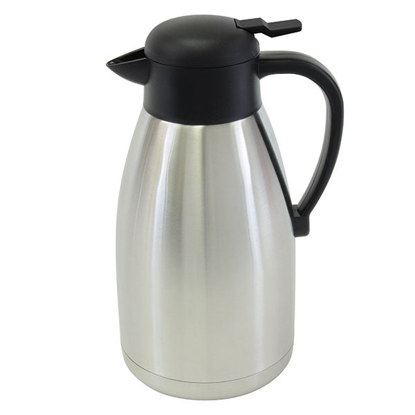 Thunder Group ASCS119 Stainless Steel 1.90 L/64 oz. Push Button Top Coffee Server