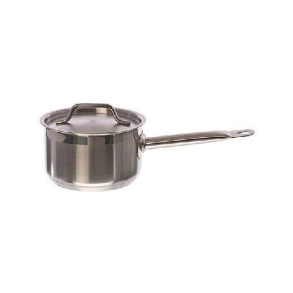 Update International (SSP-2) 2 Qt Induction Ready Stainless Steel Sauce Pan w/ Cover