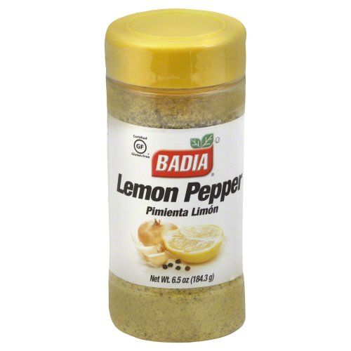 Badia Lemon Pepper Seasoning, 6.5 OZ(Pack of 2)