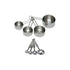 Update International 16-Piece Deluxe Stainless Steel 2 Sets of Four Measuring Cups and 2 Sets of Four Measuring Spoons