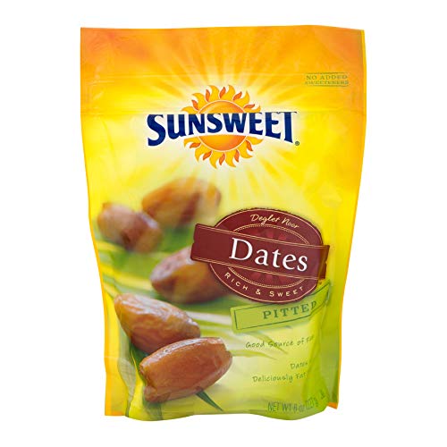 Sunsweet Pitted Dates, 8 oz (Pack of 3)