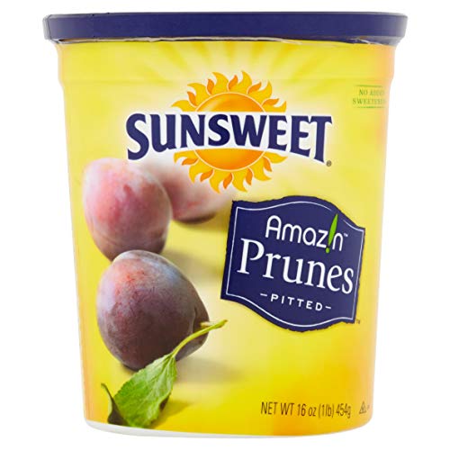 SUNSWEET Amazin Pitted Prunes, 16 oz - PACK OF 4