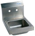 BK Resource BKHS-W-SS Space Saver Hand Sink Bowl Size 9" x 9" x 4" NSF