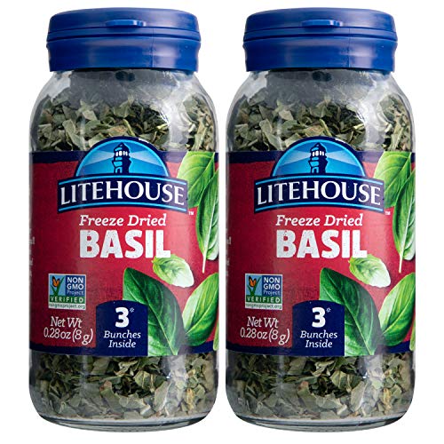 Litehouse Freeze Dried Basil, 0.28 Ounce, 4-Pack