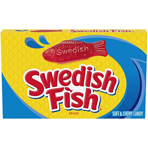 SWEDISH FISH Soft & Chewy Candy, 3.1 oz Box