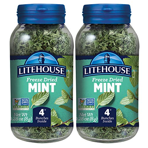 Litehouse Freeze Dried Mint, 0.28 Ounce, 4-Pack