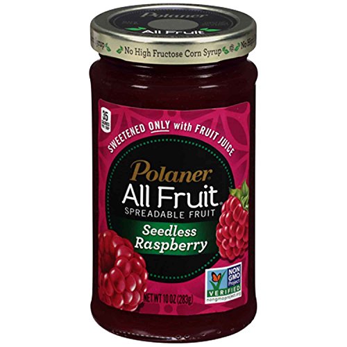 Polaner All Fruit with Fiber Raspberry Seedless Spreadable Fruit 10 oz