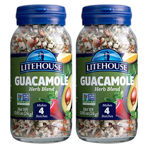 Litehouse Freeze Dried Guacamole Herb Blend, 0.85 Ounce, 4-Pack