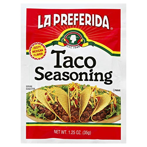 La Preferida Taco Seasoning, 1.25-Ounce Packets (Pack - 6)