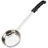 Thunder Group SLLD006A 6 oz. Black Solid Portion Spoon
