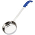 Thunder Group SLLD008A 8 oz. Blue Solid Portion Spoon