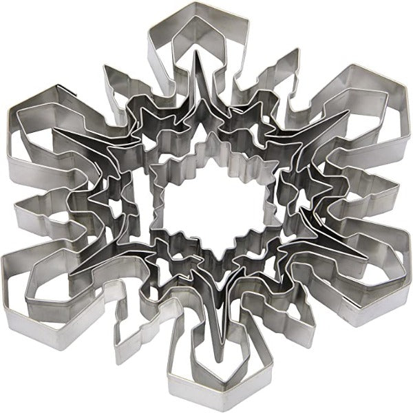 Ateco 4843 5-Piece Snowflake Cutter Set