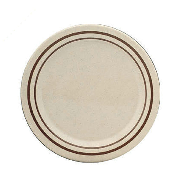 Thunder Group AD106AA 6 1/4" Round Bread Plate, Arcadia - 12/Pack