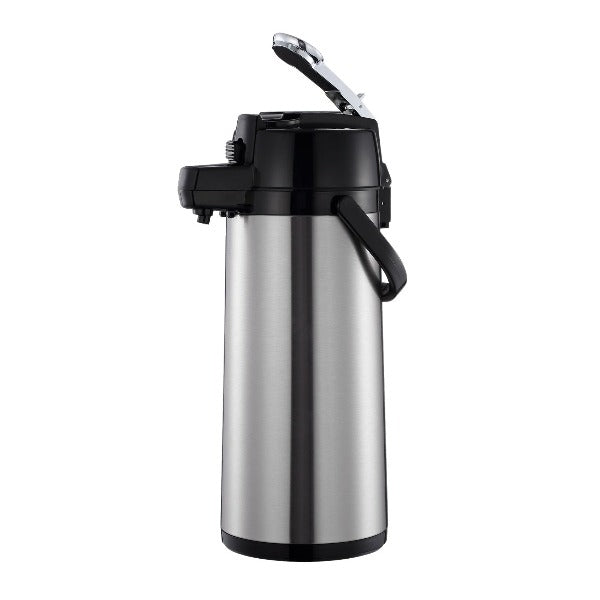 Thunder Group ASLS325 2.5 Liter / 84 oz. Airpot, Stainless Steel Lined, Lever Top