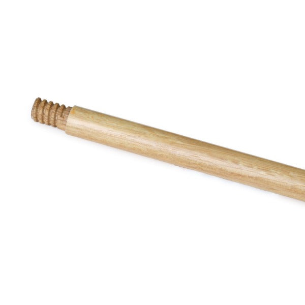 Royal Industries (BR POLE THREADED) 54" Wood Handle with Threaded Tip