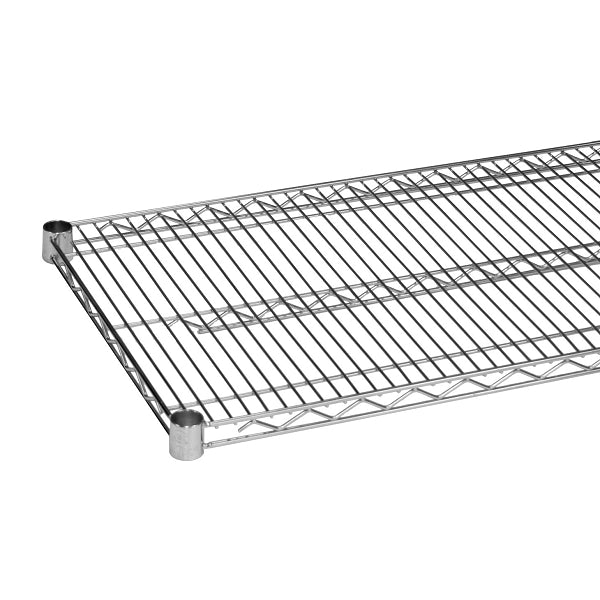 Thunder Group CMSV1424 Chrome Plated Wire Shelves 14" x 24" With 4 Set Plastic Clip