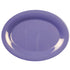 Thunder Group Oval Purple Melamine Platter - 12/Pack