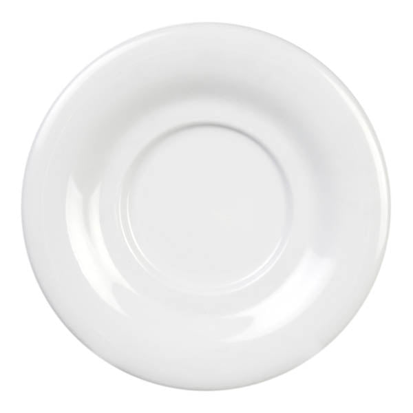 Thunder Group 5 1/2" Saucer for 8 oz. Bouillon Cup and 4 oz. Salad Bowl- 12/Pack