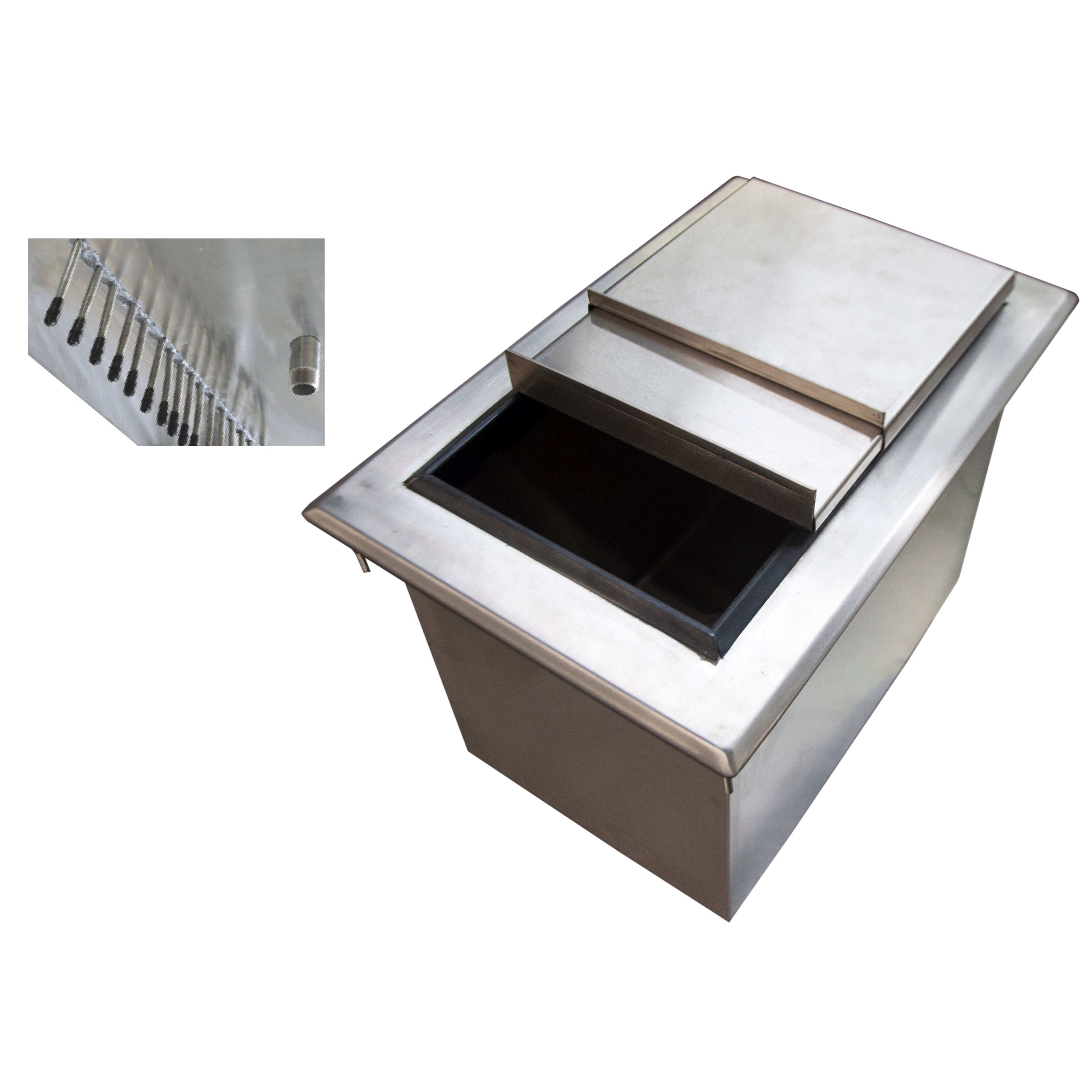 BK Resources 28" X 20" Drop-In Ice Bin With 8C Cold Plate