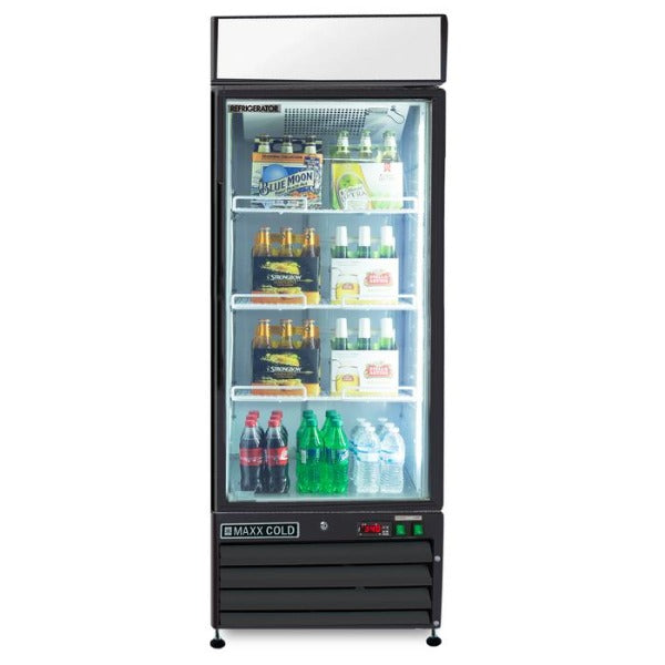 Maxx Cold MXM1-16RBHC Merchandiser Refrigerator, Free Standing