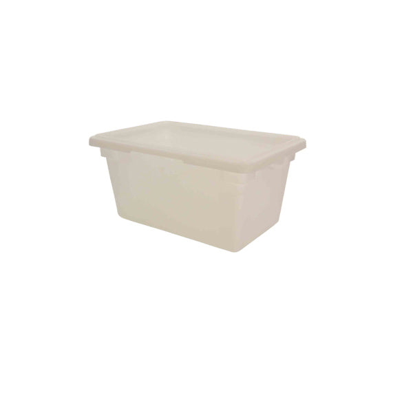 Thunder Group PLFB121809PP 12" x 18" x 9" White Polypropylene Food Storage Box