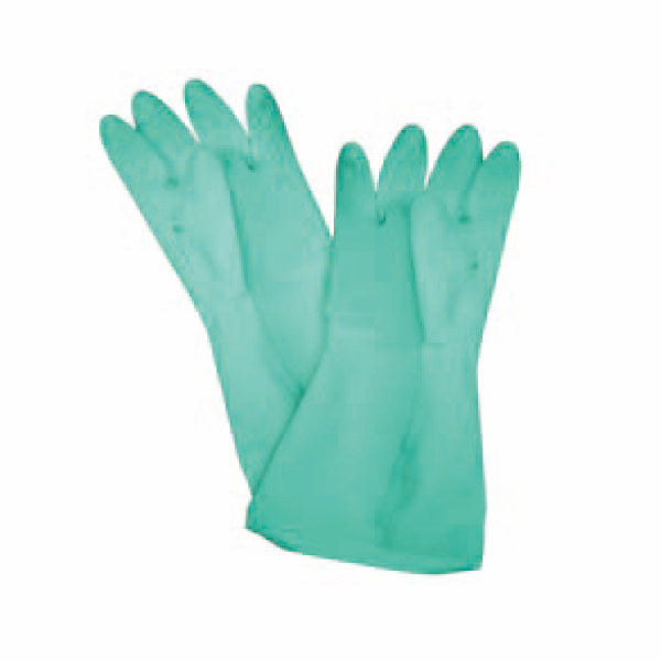 Thunder Group PLGL004GR 12" x 3 7/8" Blue Color Latex Textured Gloves - 1 Pair