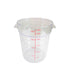 Thunder Group PLRFT322PC 22-Quart Clear Round Food Storage Container, Polycarbonate