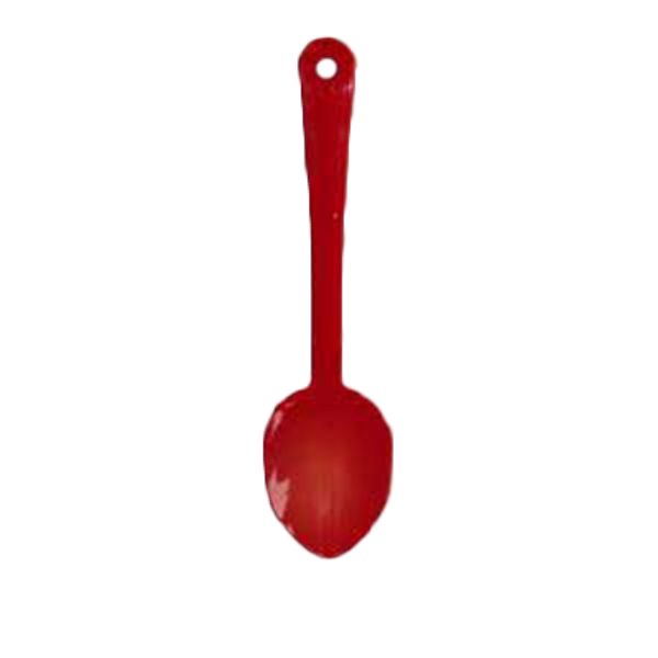 Thunder Group 13" Polycarbonate Serving Spoon, Solid - 12/Pack