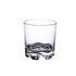 Thunder Group Footed Heavy Base Stackable Clear Rock Glass
