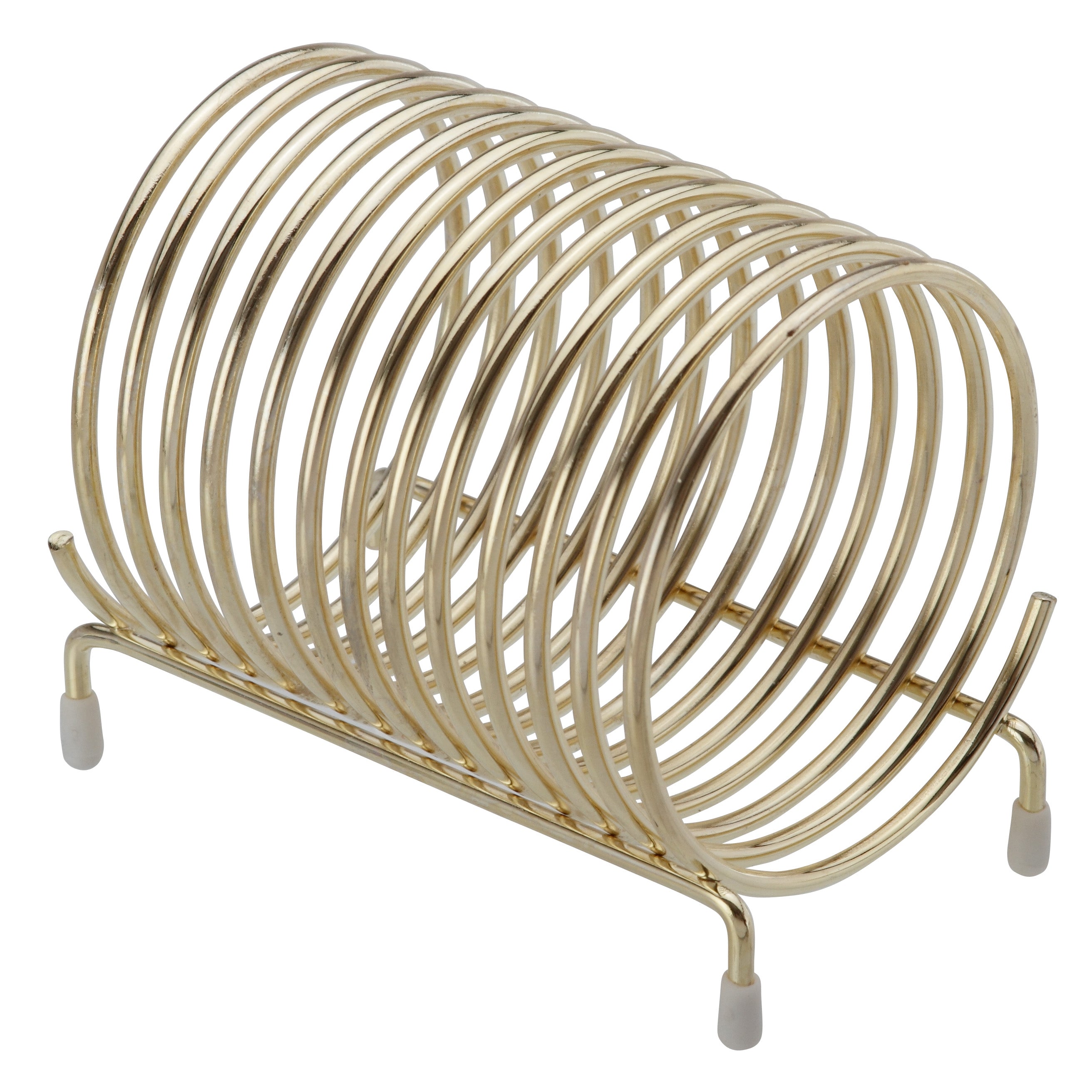 Royal Industries (ROY CC 43 B) Brass Plated Check Caddy Coil Shape with Plastic Feet
