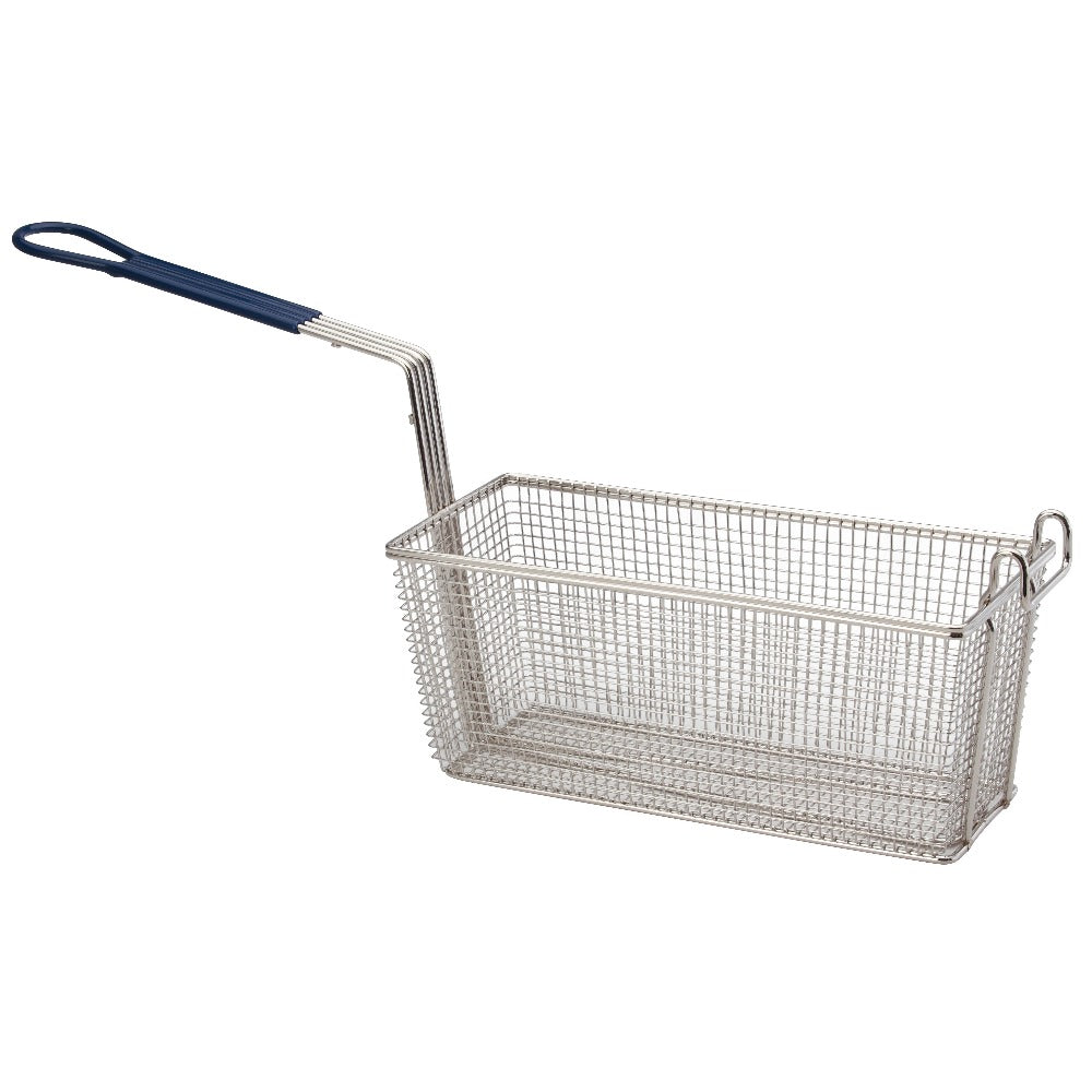 Royal Industries (ROY FB 1355 PH) Fryer Basket 13 1/4" with Blue Coated Handle