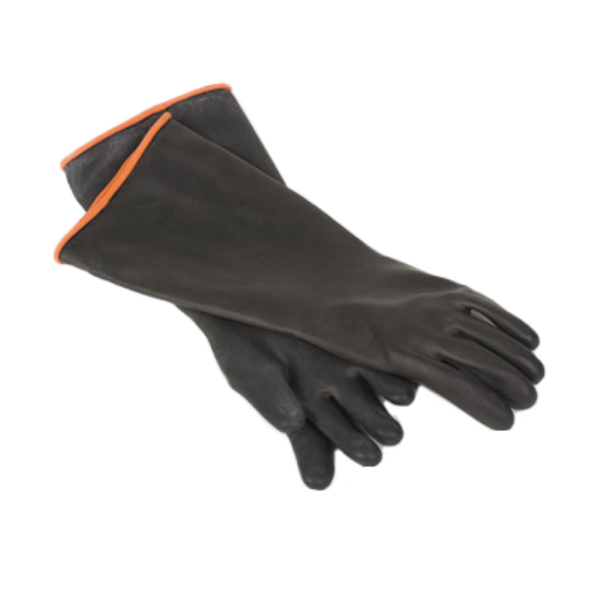 Royal Industries (ROY GLV BLK EL) Rubber Gloves Elbow Length - 1 Pair